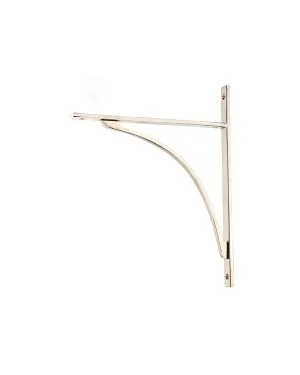 Polished Nickel Apperley Shelf Bracket (314mm x 250mm)