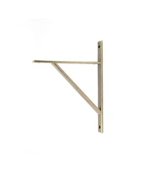 Burnished Brass Chalfont Shelf Bracket (260mm x 200mm)