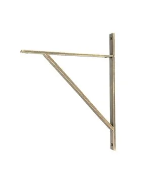 Burnished Brass Chalfont Shelf Bracket (314mm x 250mm)