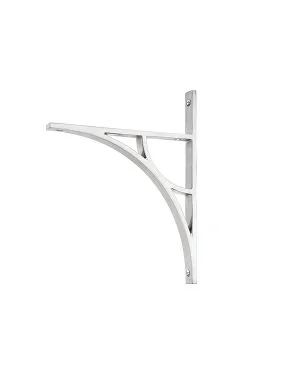 Satin Chrome Tyne Shelf Bracket (260mm x 200mm)