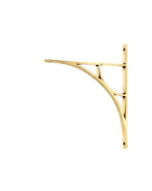 Aged Brass Tyne Shelf Bracket (314mm x 250mm)