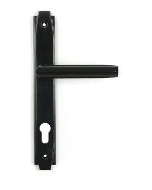 Aged Bronze Art Deco Slimline Lever Espag. Lock Set