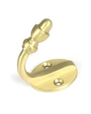 Satin Brass Coat Hook