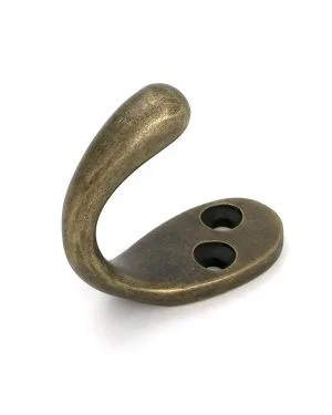 Burnished Brass Celtic Single Robe Hook