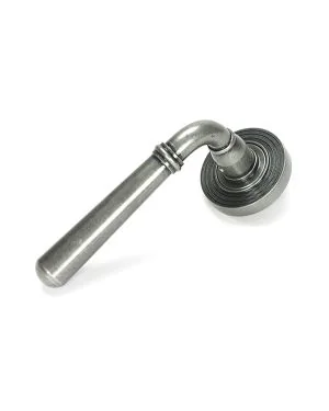 Pewter Newbury Lever on Rose Set (Beehive) - Unsprung