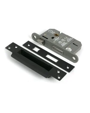 Aged Bronze 2½" 5 Lever BS Sash Lock KA