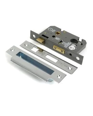 Polished SS 2½" Euro Profile Sash Lock