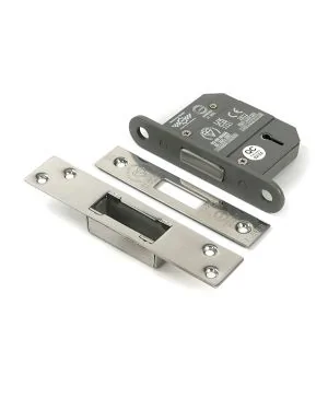 Polished Chrome 2½" 5 Lever BS Dead Lock