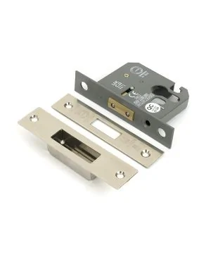 Polished Nickel 2½" Euro Profile Dead Lock