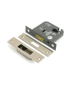 Polished Nickel 3" Euro Profile Dead Lock