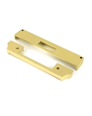Polished Brass ½" Rebate Kit for Euro Dead Lock