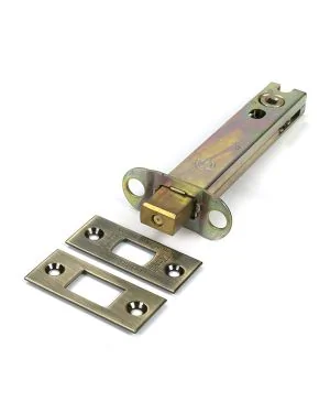 Aged Brass 5" Heavy Duty Tubular Deadbolt