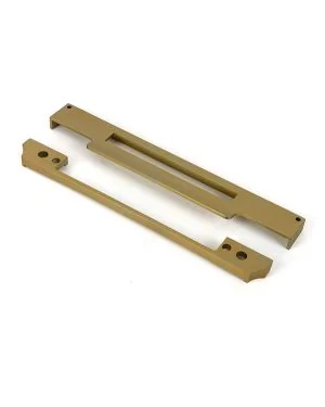 Satin Brass ½" Rebate Kit for Euro Din Sash Lock