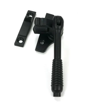 Matt Black Night-Vent Locking Reeded Fastener (Steel Window)