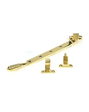 Polished Brass 10" Reeded Stay (Steel Window)