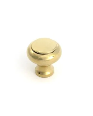 Polished Brass Regency Cabinet Knob - Small