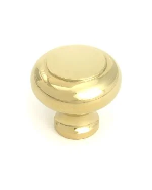 Polished Brass Regency Cabinet Knob - Large