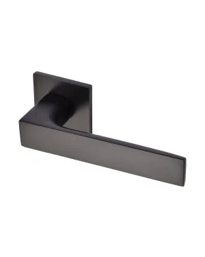 Barcelona Lever Set Square Rose Matt Black