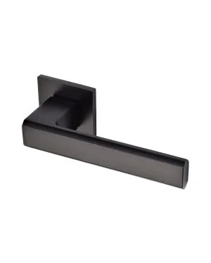 Madrid Lever Set Square Rose Matt Black