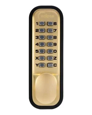 Digi Lock - Satin Brass
