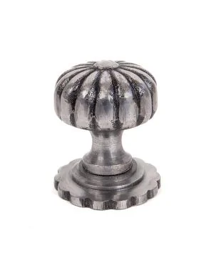 Natural Smooth Flower Cabinet Knob - Small