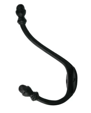 Black 6 1/2" Hat & Coat Hook
