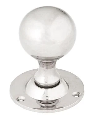 Polished Nickel Ball Mortice Knob Set