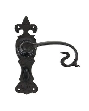 Black Curly Lever Bathroom Set