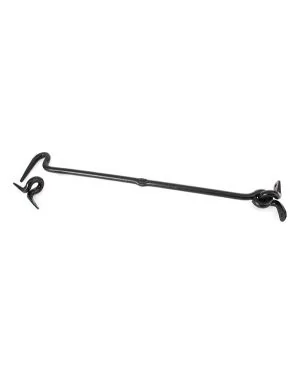 Black 16" Forged Cabin Hook