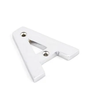 Polished Chrome Letter A