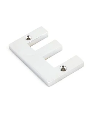 Polished Chrome Letter E