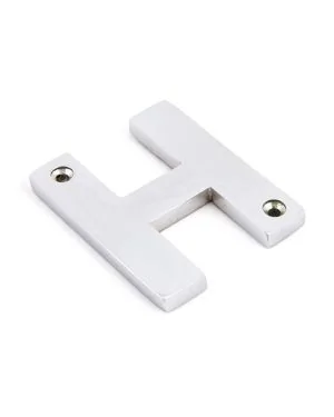 Polished Chrome Letter H