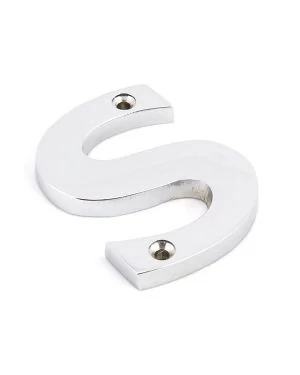 Polished Chrome Letter S