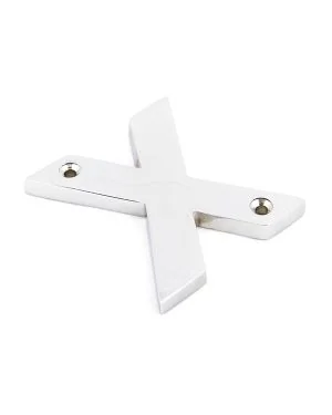 Polished Chrome Letter X