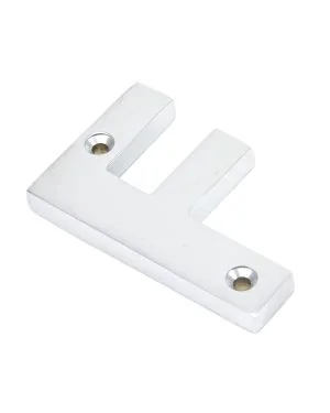 Satin Chrome Letter F