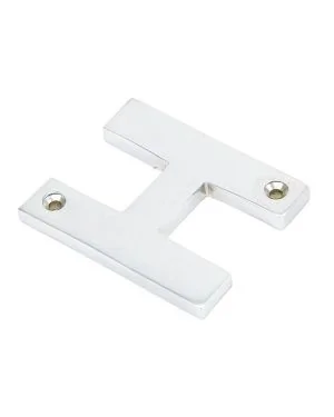 Satin Chrome Letter H