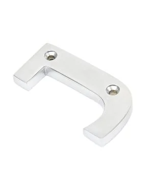Satin Chrome Letter J