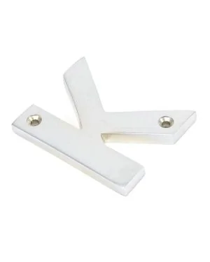 Satin Chrome Letter K