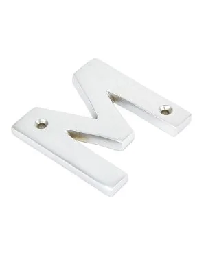 Satin Chrome Letter M