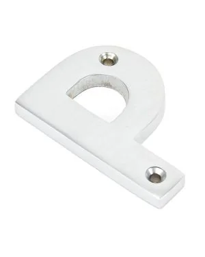 Satin Chrome Letter P