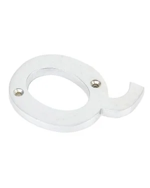 Satin Chrome Letter Q