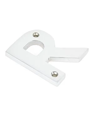 Satin Chrome Letter R