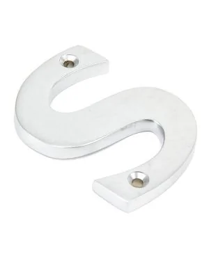 Satin Chrome Letter S