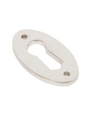 Polished Nickel Oval Escutcheon