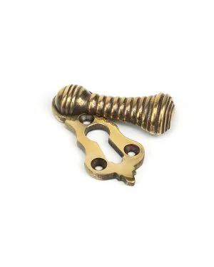 Aged Brass Beehive Escutcheon