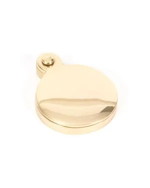 Polished Brass 30mm Round Escutcheon