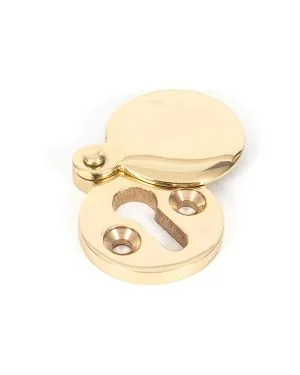 Polished Brass 30mm Round Escutcheon