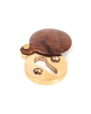 Rosewood 30mm Round Escutcheon