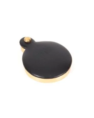 Ebony 30mm Round Escutcheon