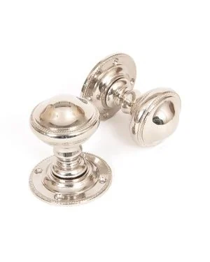 Polished Nickel Brockworth Mortice Knob Set